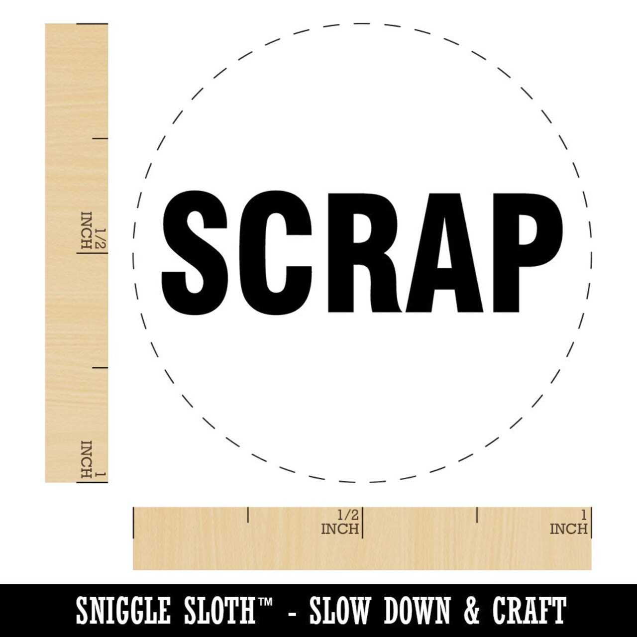 Scrap Production Inventory Management Manufacturing Label Self-Inking Stamp